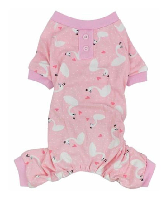 Pink Swan Pajamas