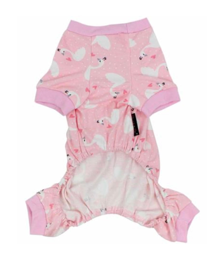 Pink Swan Pajamas
